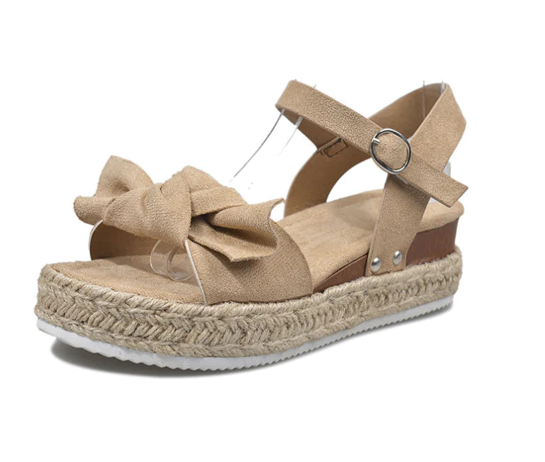 Flat Hemp Rope Women's Sandals