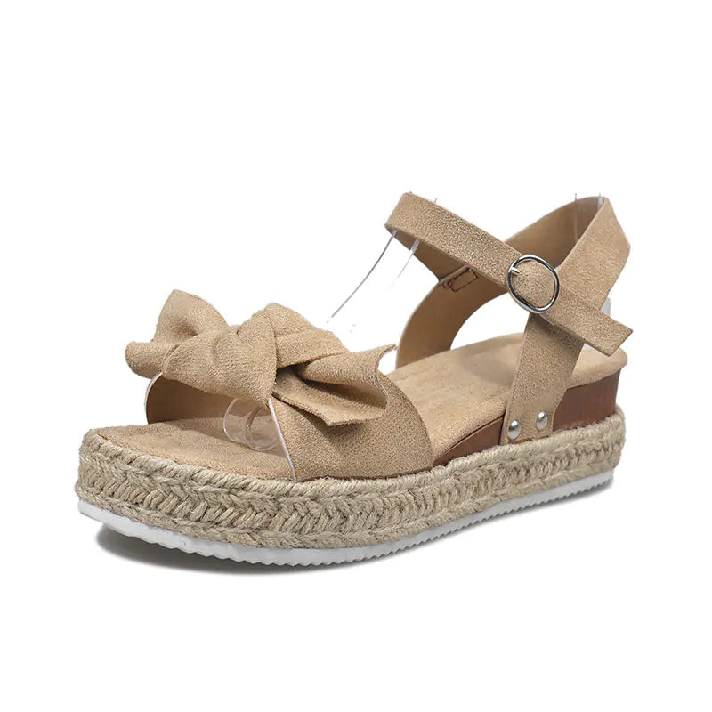 Flat Hemp Rope Women's Sandals