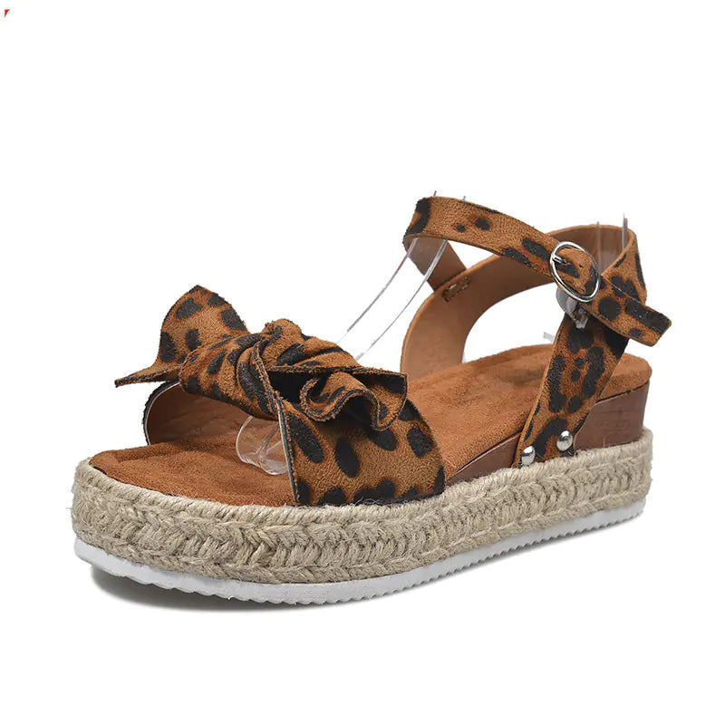 Flat Hemp Rope Women's Sandals