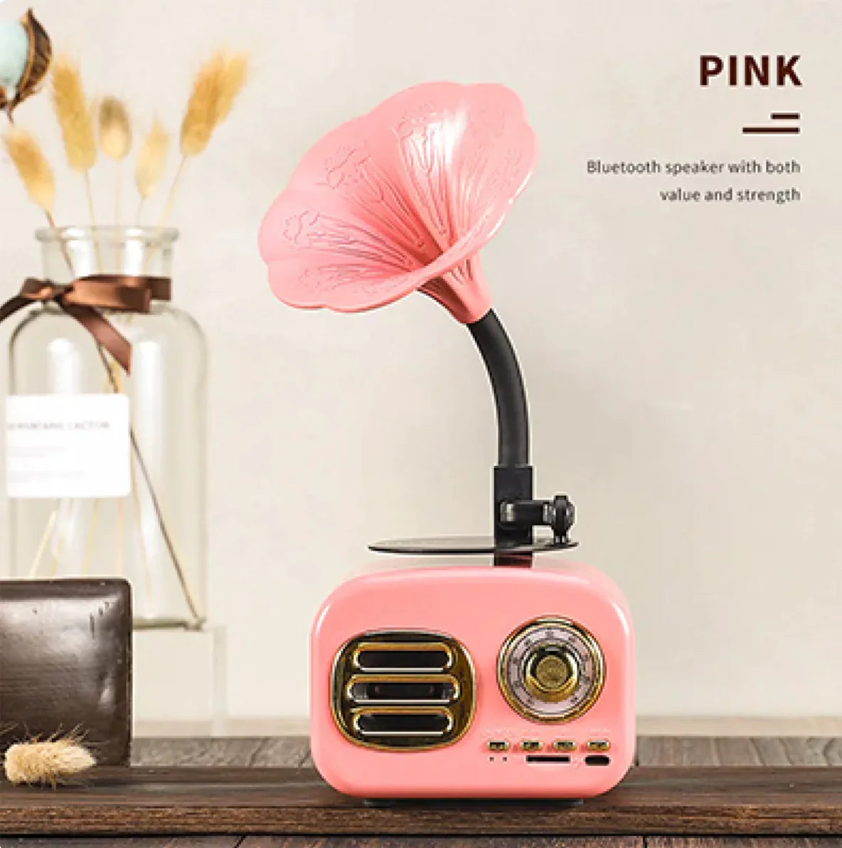 Retro Bluetooth Phonograph Speaker
