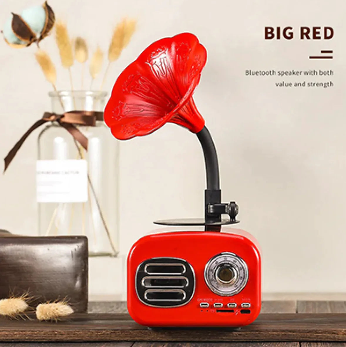 Retro Bluetooth Phonograph Speaker