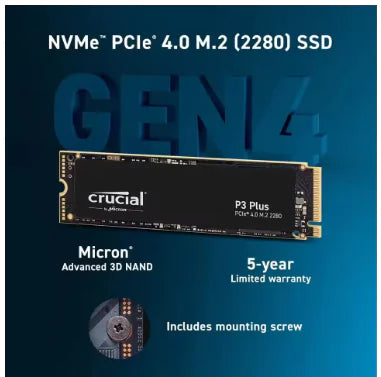 The New Crucial Yingruida P2 Solid State P3PLUS Hard Disk