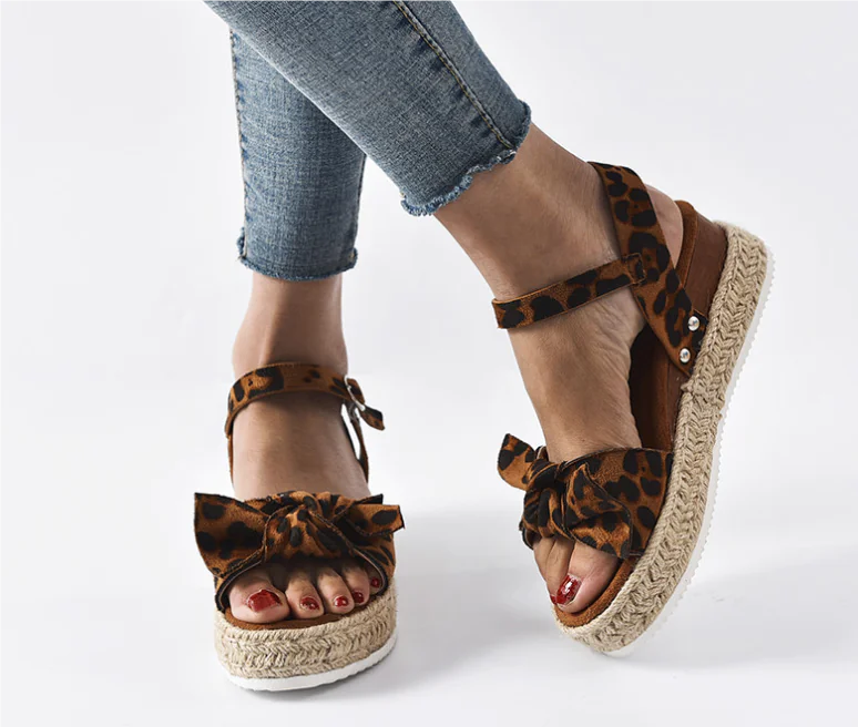 Flat Hemp Rope Women's Sandals