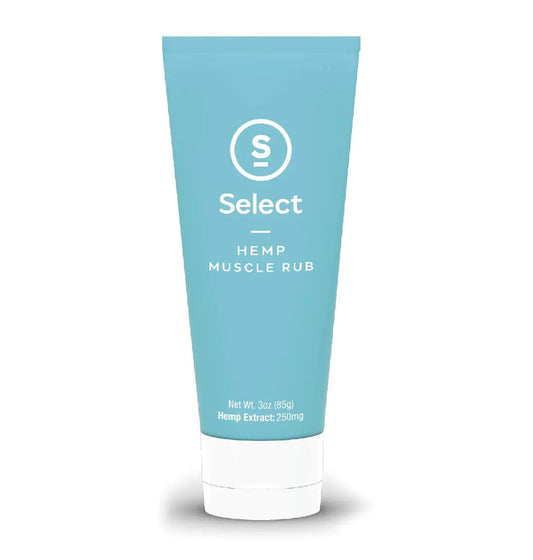 Select S Hemp Muscle Rub - Hemp Rub 3oz 250m