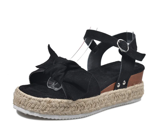 Flat Hemp Rope Women's Sandals